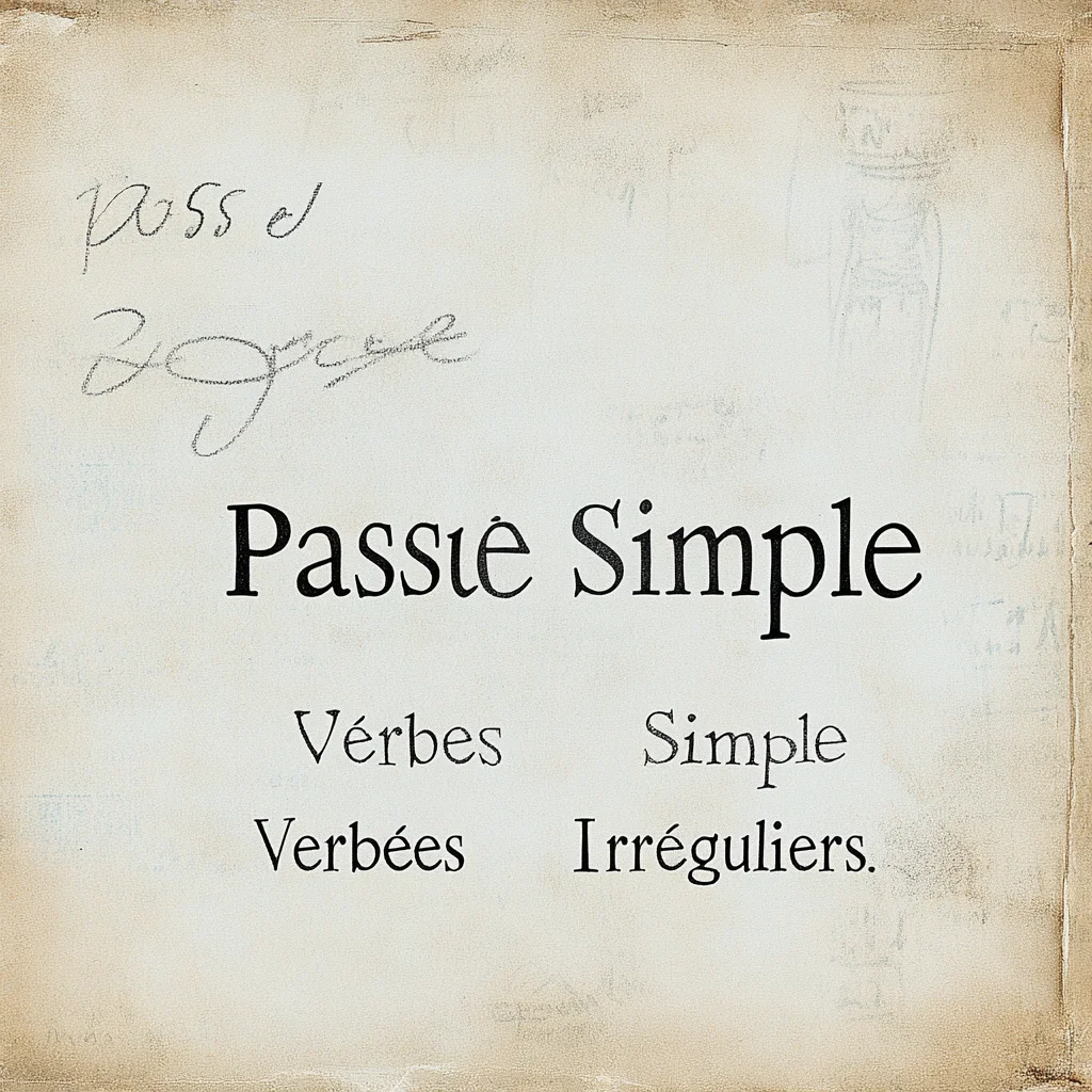 passé simple en anglais