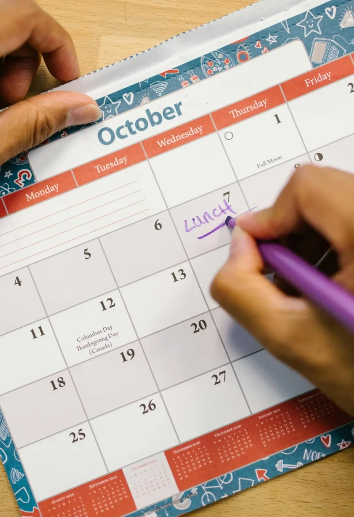 jours de semaine en anglais et francais